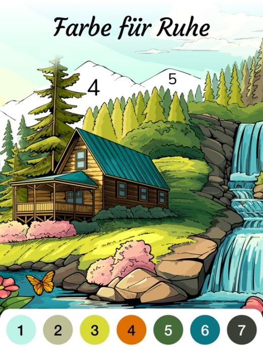 Zen Color – Malen nach Zahlen Tablet-Screenshot3