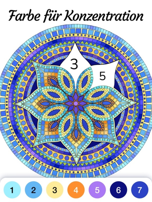 Zen Color – Malen nach Zahlen Tablet-Screenshot5