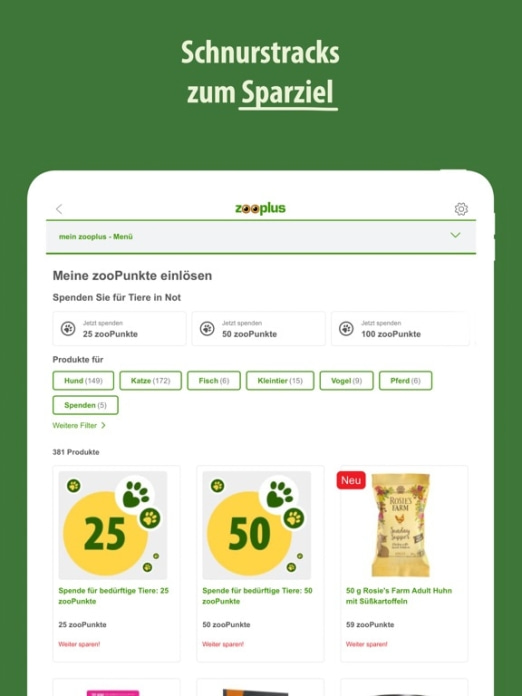 zooplus - Hunde & Katzenbedarf Tablet-Screenshot6
