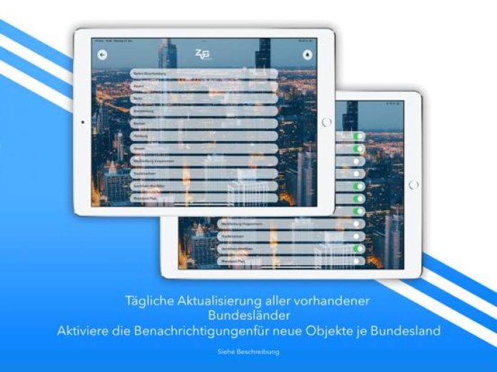 ZvgScout - Zwangsversteigerung Tablet-Screenshot2