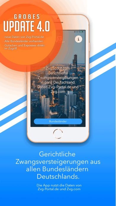 ZvgScout - Zwangsversteigerung Smartphone-Screenshot